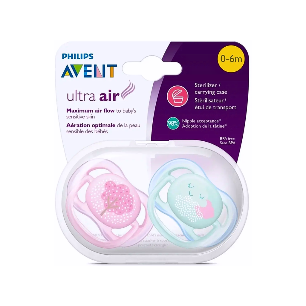 Avent ultra air cuco per vajza 0-6m x2