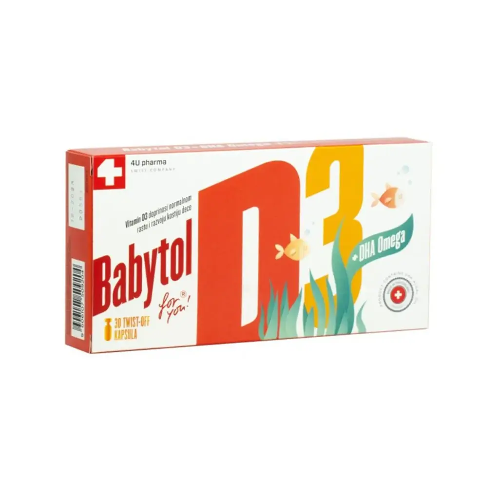 Babytol D3+DHA Omega *30CAPS