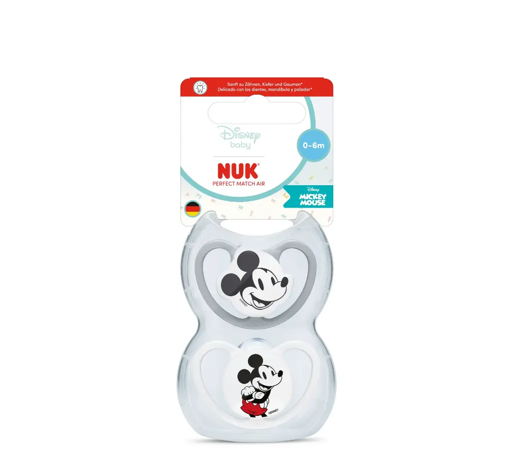BIB RRENS SIL 0-6M MICKEY *2PCS