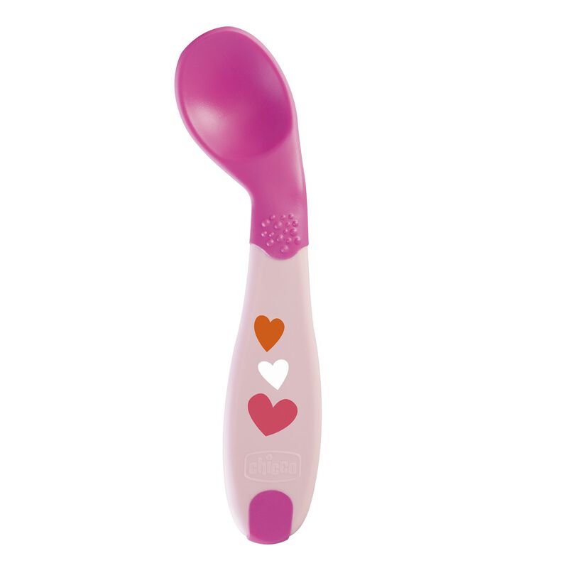 Chicco baby first spoon 8m+ roze
