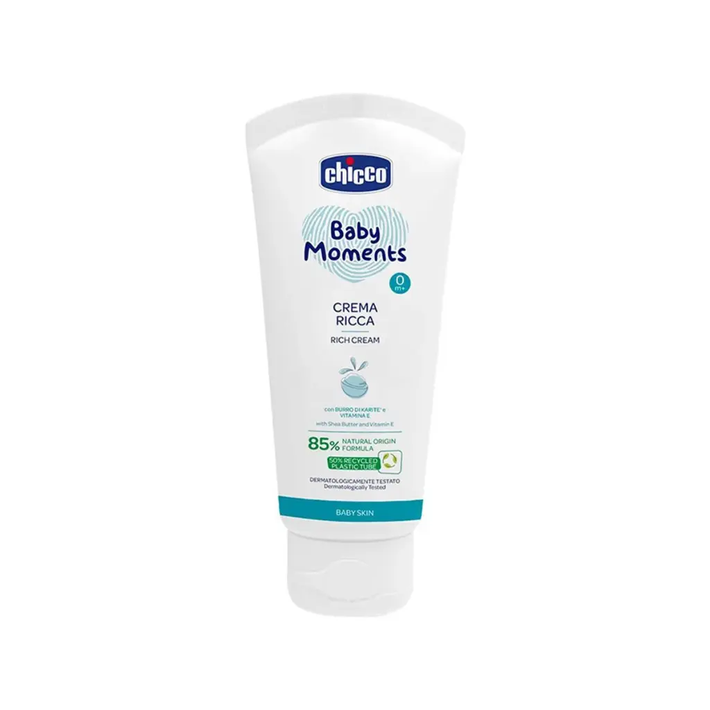 Chicco babymoment crema ricca 0m+ * 100ml