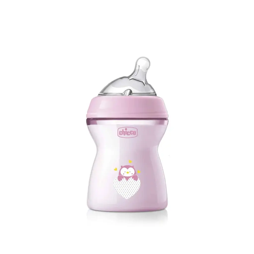 Chicco natural feeling +2m 250ml roze
