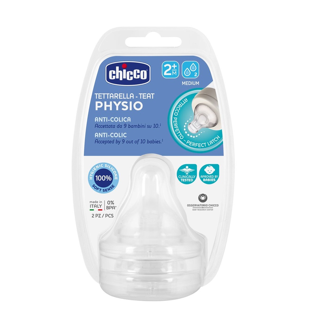 Chicco natural feeling koke shishe 2m+ medium