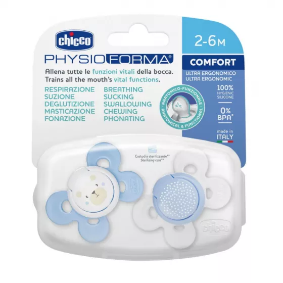 Chicco physio forma cift cuco 2-6m blu