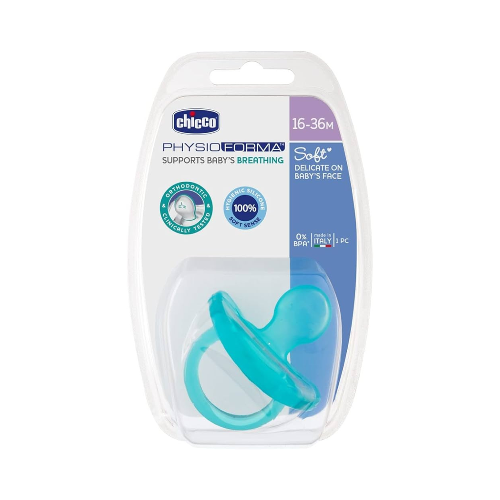 Chicco physio soft cuco silikoni 16-36m blu
