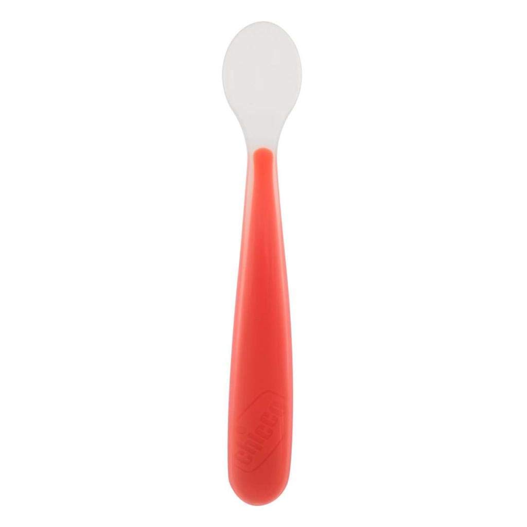 Chicco softly spoon portokalli +6m