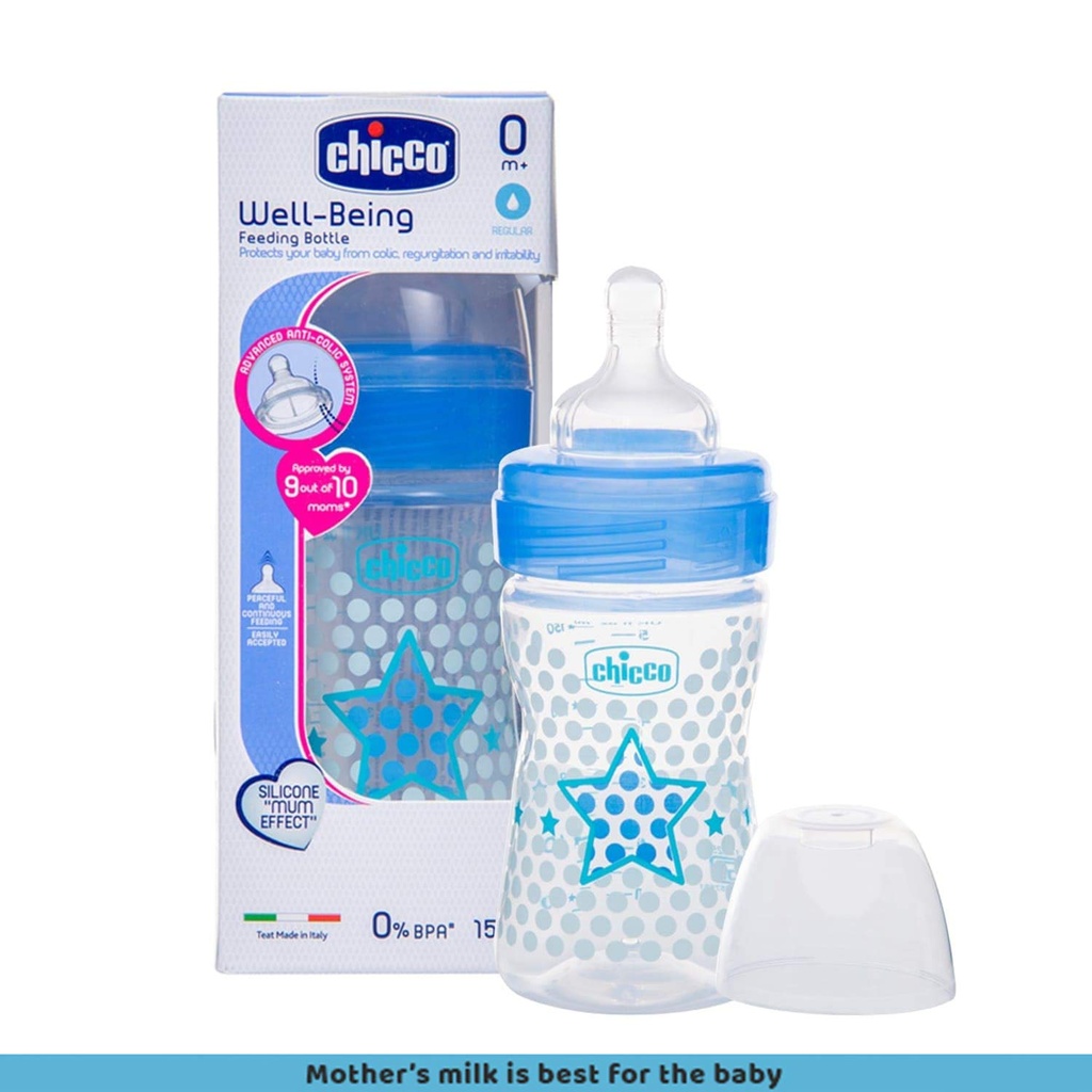 Chicco well-being 150ml +0m blu