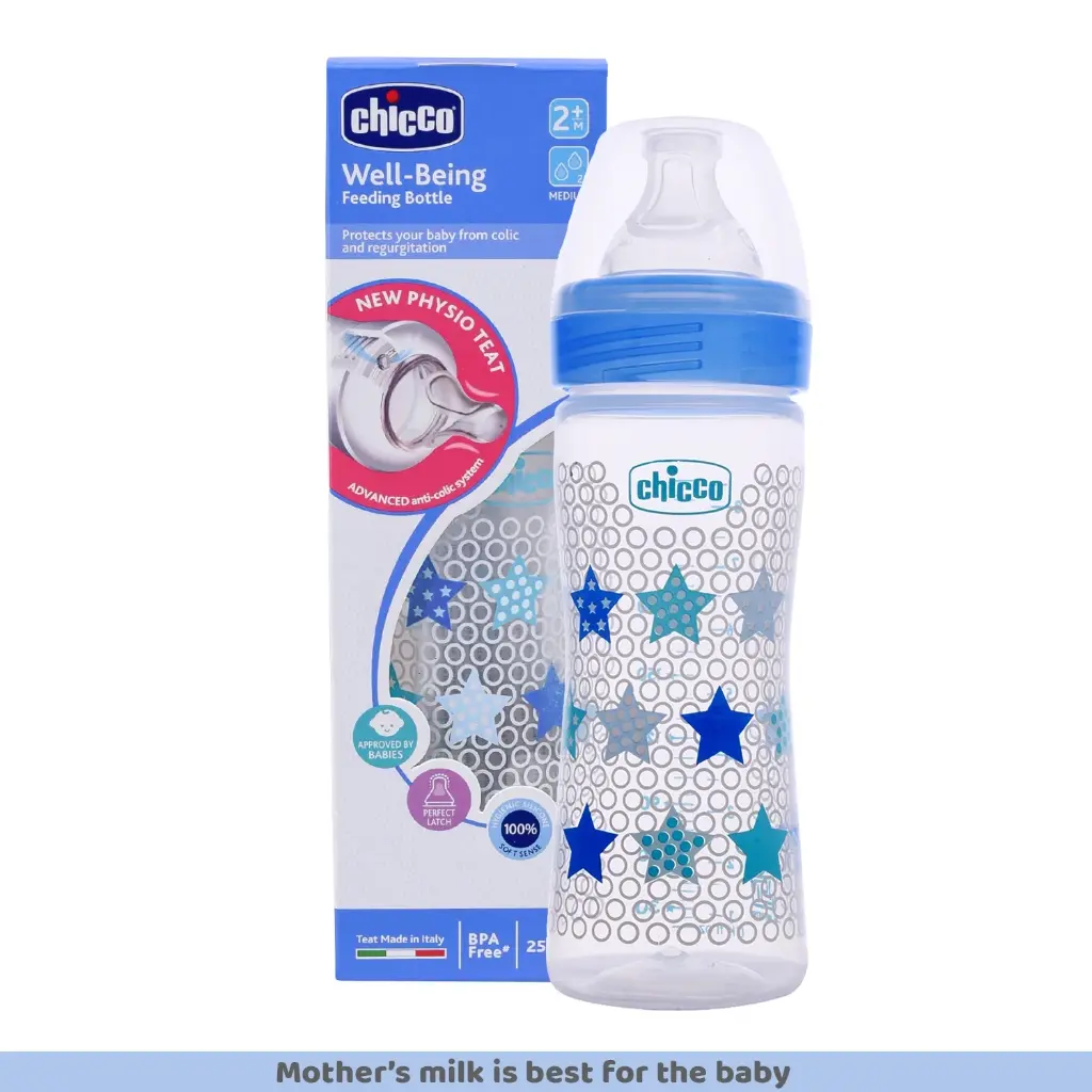Chicco well-being +2m 250ml blu
