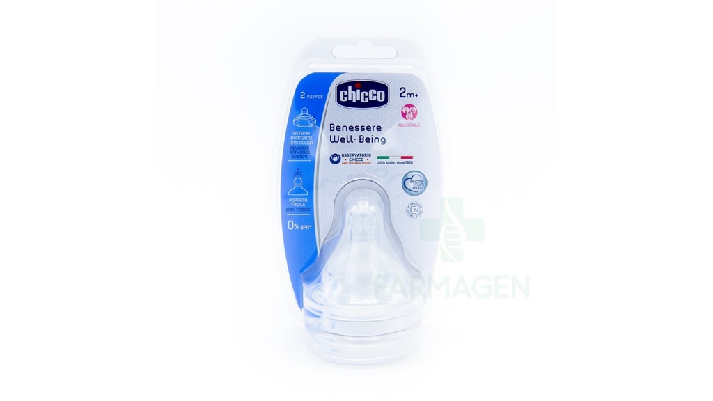 Chicco well- being koke biberoni +2m medium