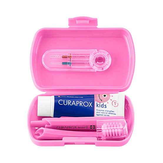 Curaprox Travel Set Kids Pink