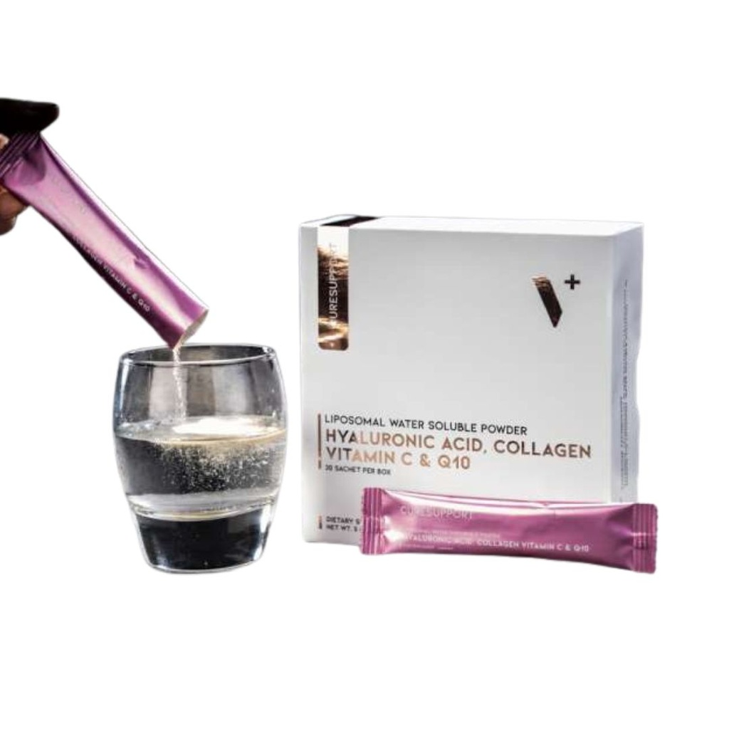 CURESUPPORT COLLAGEN HYALURONIC ACID VIT C Q10