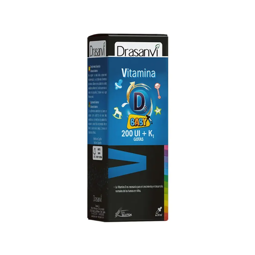 Dransavi Baby D3+K1 200UI 15 ml