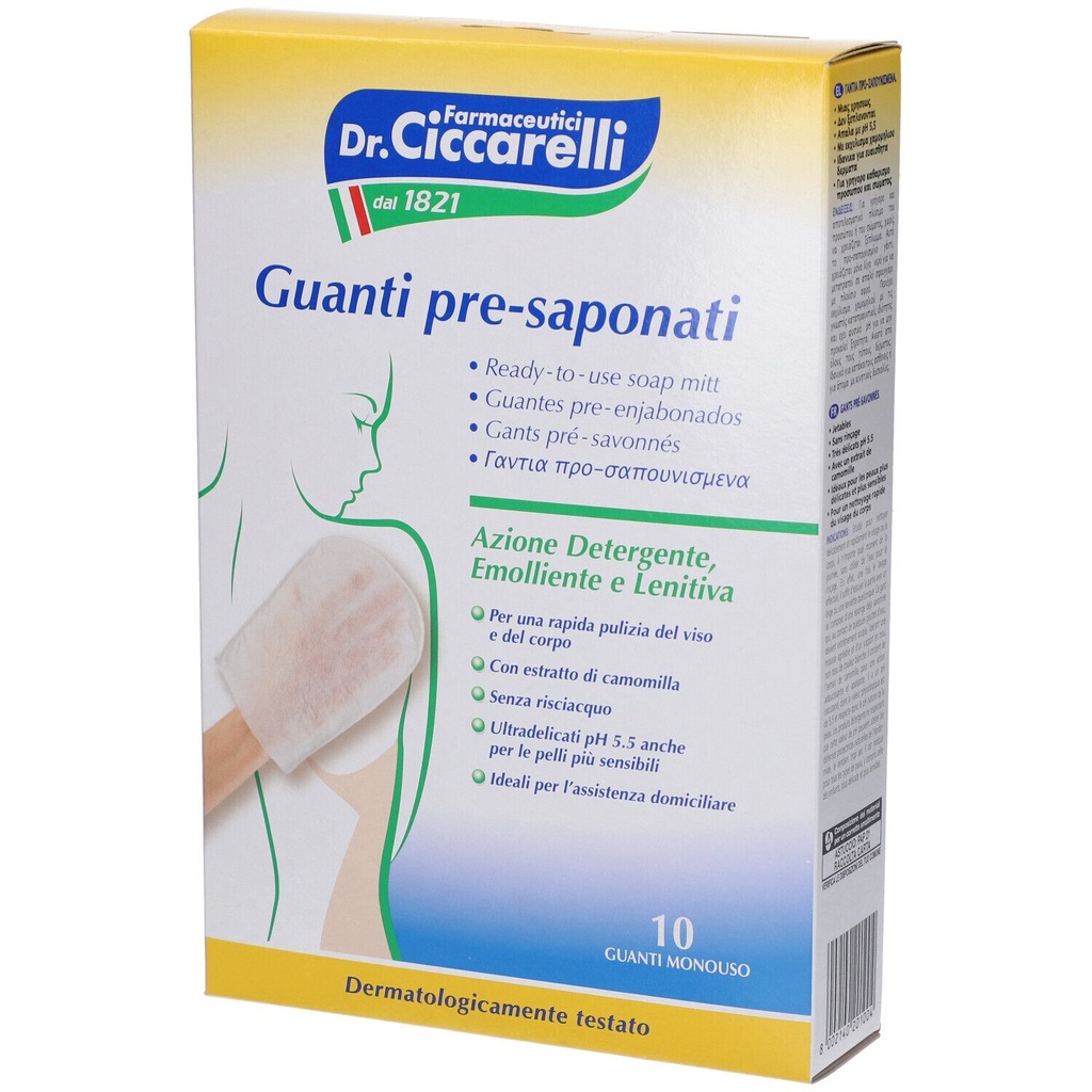 Dr.Ciccarelli guanti pre-saponati *10cop