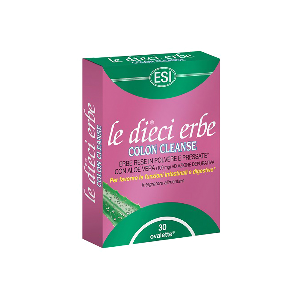 Esi Le Dieci Erbe Colon Cleanse * 30tab