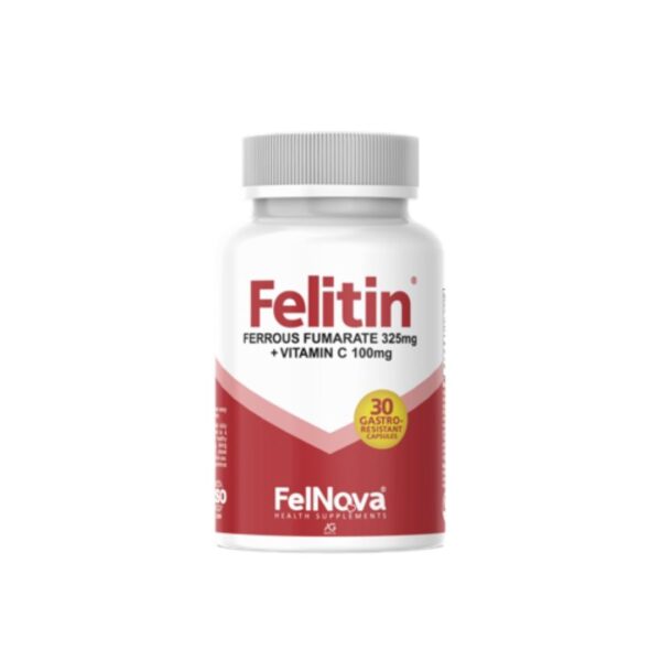 Felitin Ferrous Fumarate 325 Mg + Vitamin C 100 Mg * 30 Tab
