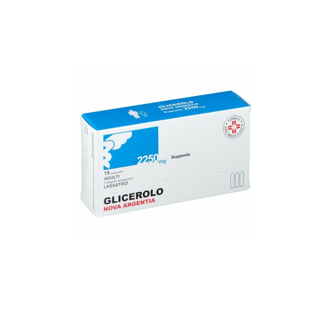 Glicerolo adulti 2250mg *18 supposte
