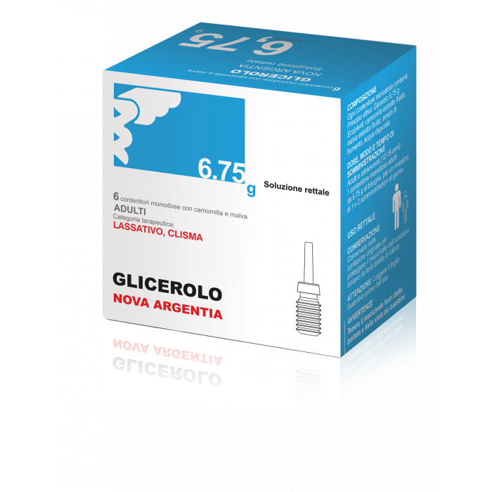 Glicerolo microclismi adulti Nova Argentia 6.75g6cope