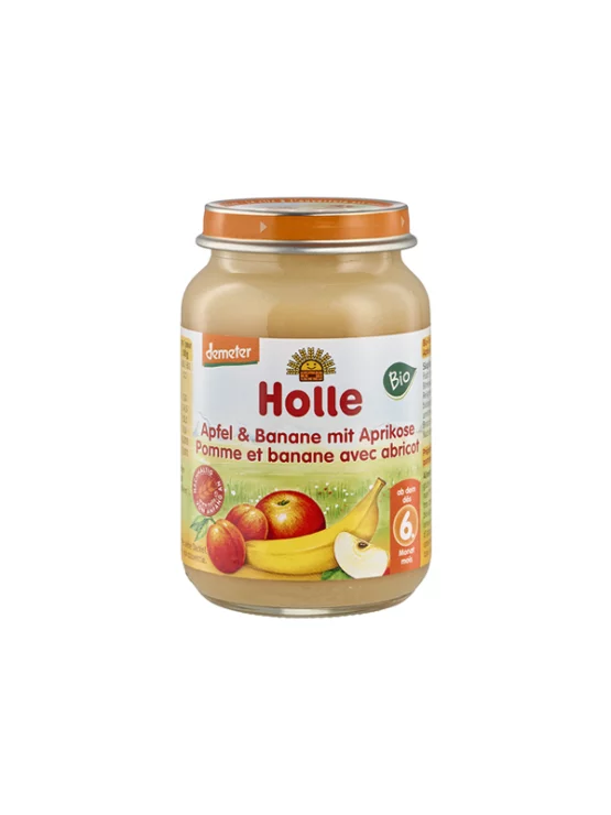 Holle apple e banana with apricot 190g