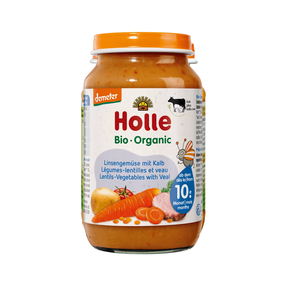 Holle lentils vegetables with veal * 220gr