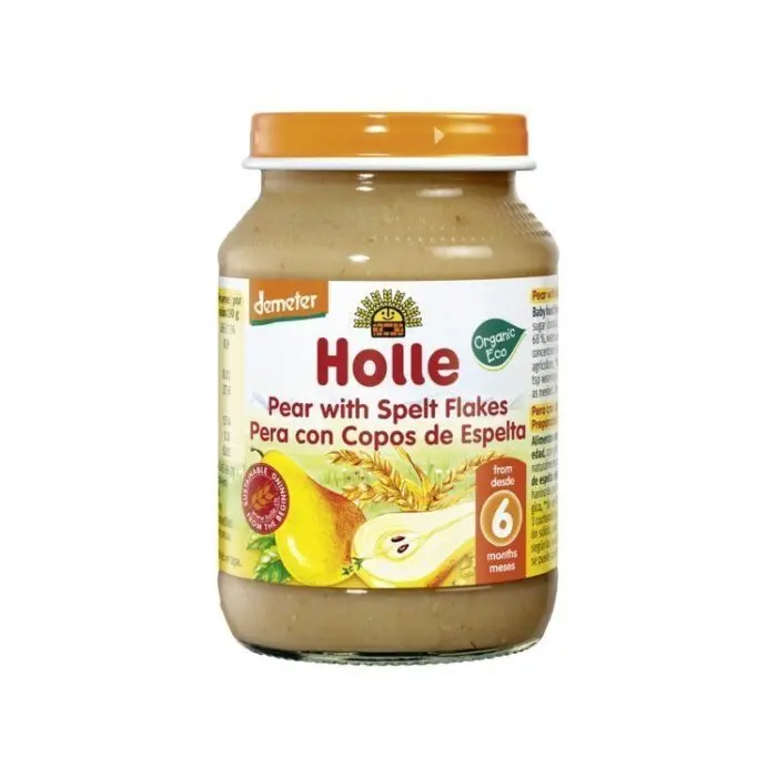 Holle Pear with Spelt Flakes ,6months