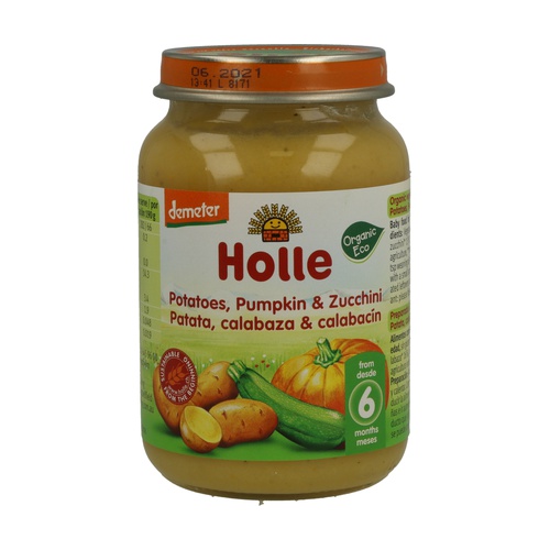Holle Potatoes Peas Zucchini,190g