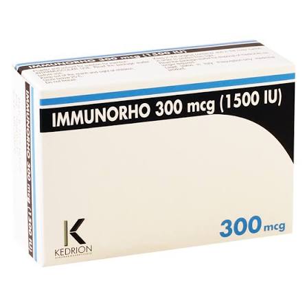 ImmunoRh0 300mcg (1500iu)