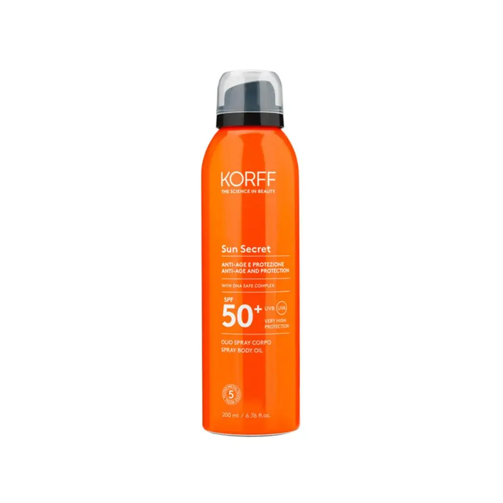Korff spray oil dry touch spf 50  200ml
