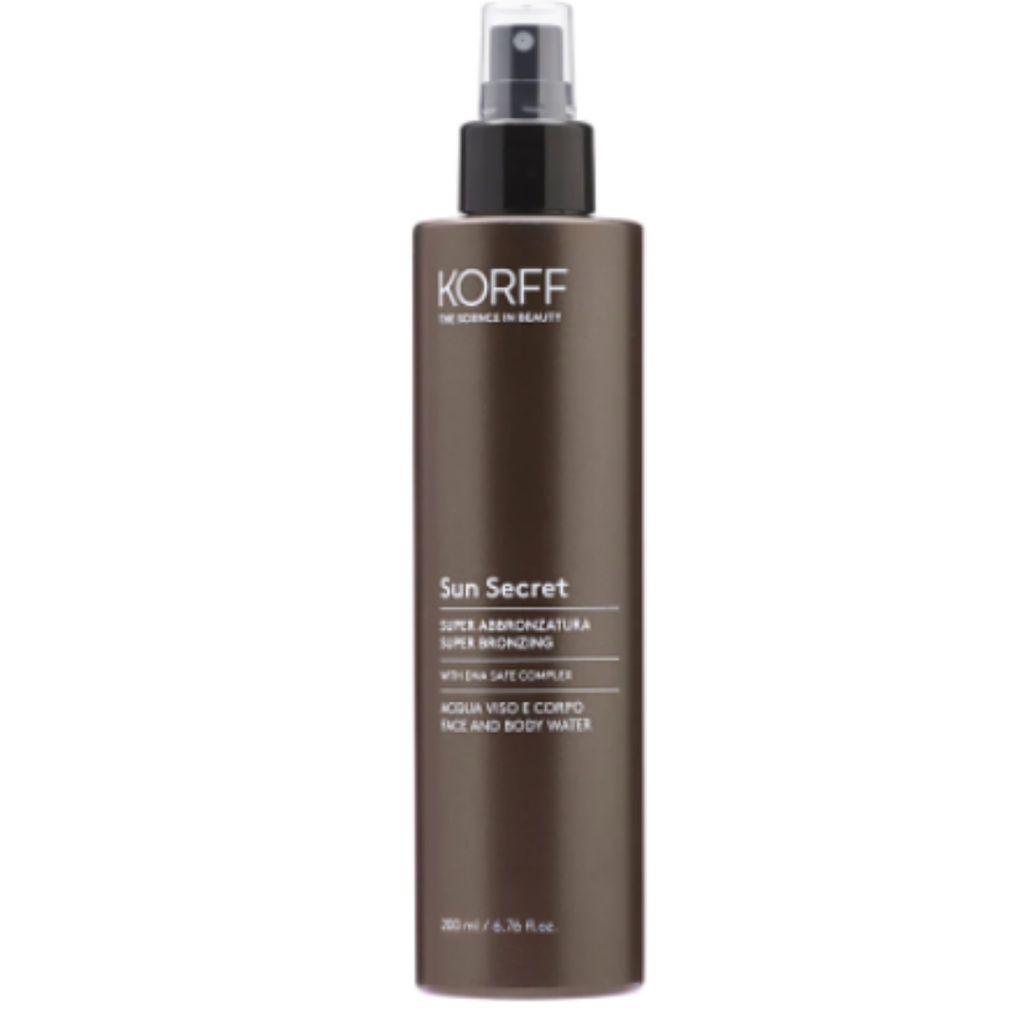 Korff sun secret super bronzing face&body water