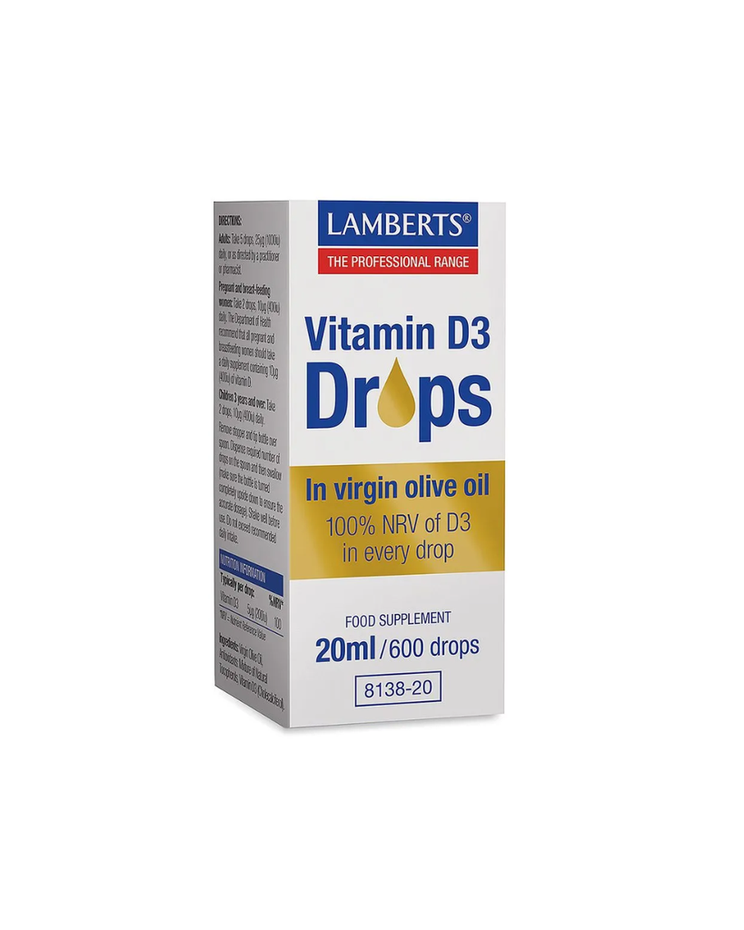 LAMBERTS Vitamin D3 Drops x20ml