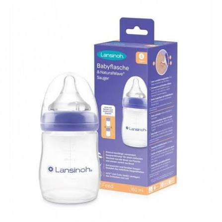 Lansinoh Biberon plastik anti colic 240 ml