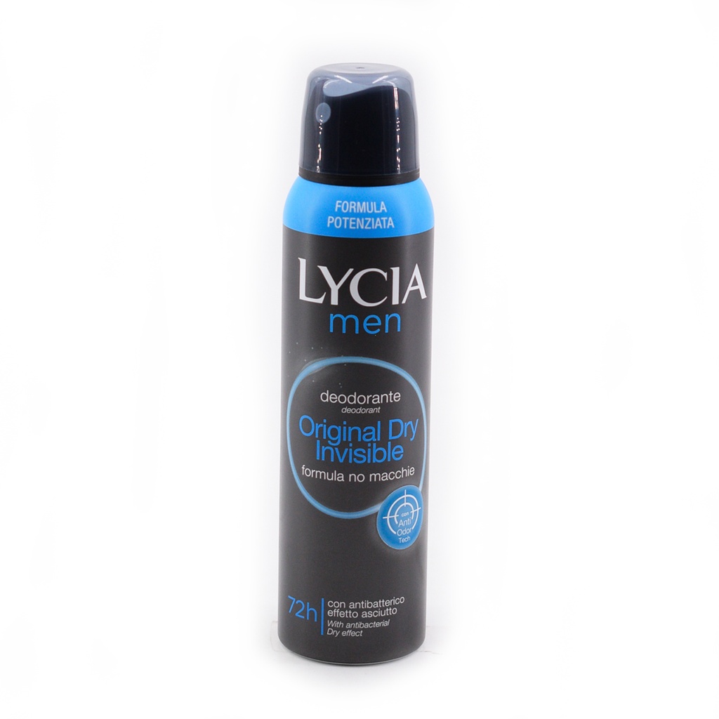 Lycia Deo spray men original dry invisible