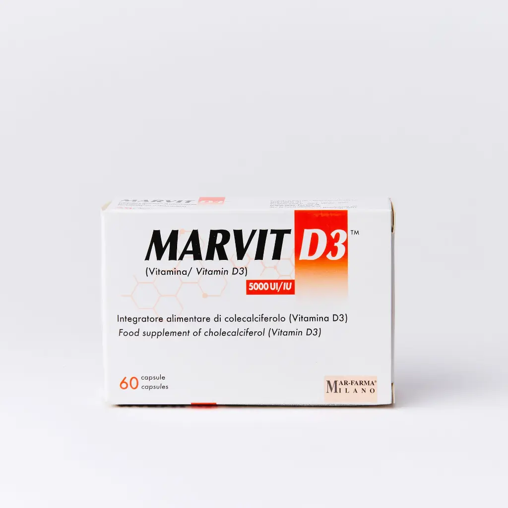 MARVIT D3 5000IU *60 CAPS