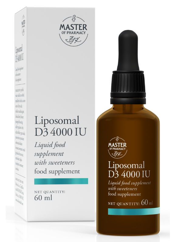 Master OF PH Liposomal D3 4000 IU Liquid 60 ml
