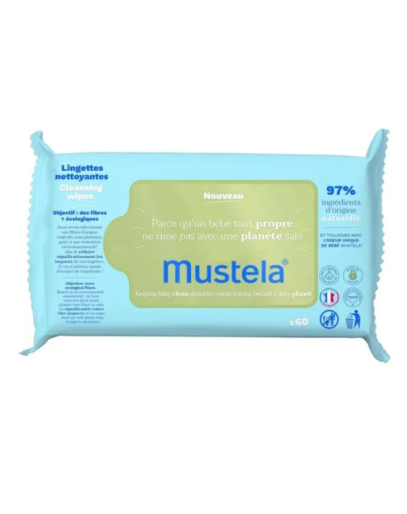 Mustela cleansing  wipes bio * 60