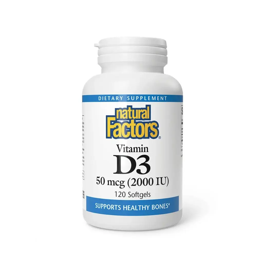 Natural Factors Vitamin D3 *120softgels