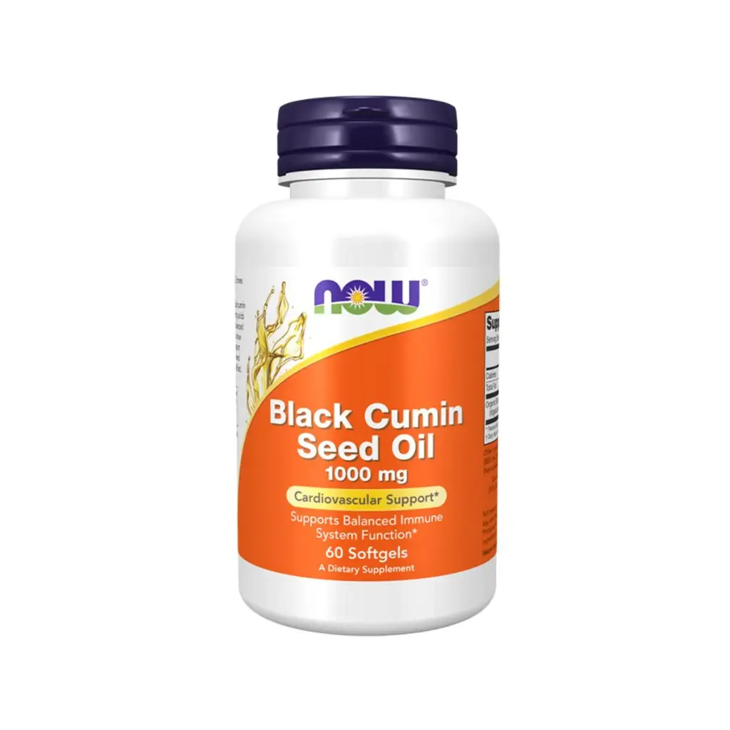 Now Black Cumin Seed OIl 1000 mg *60 sgels