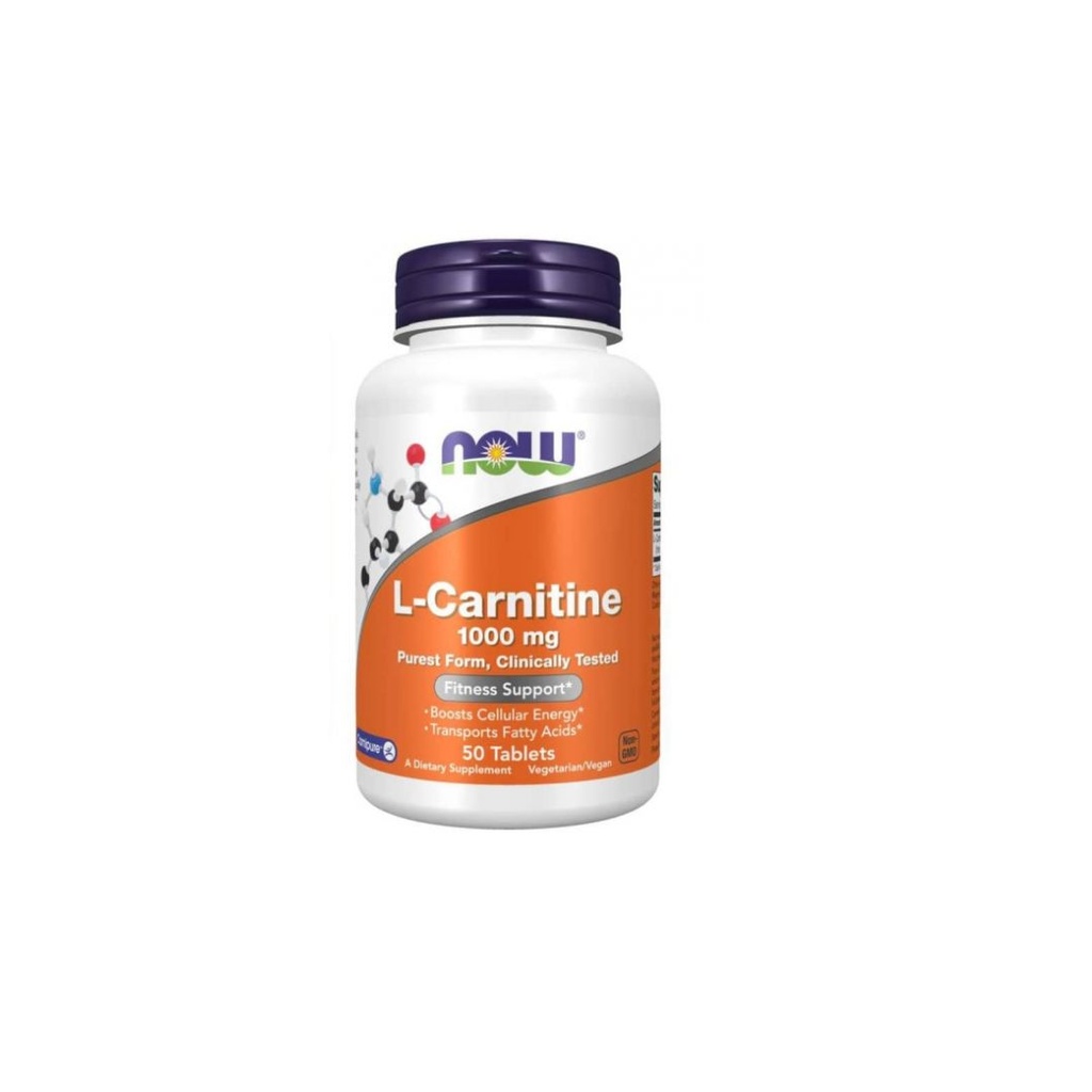 Now L-Carnitine Tartrate 1000 mg *50 tabs