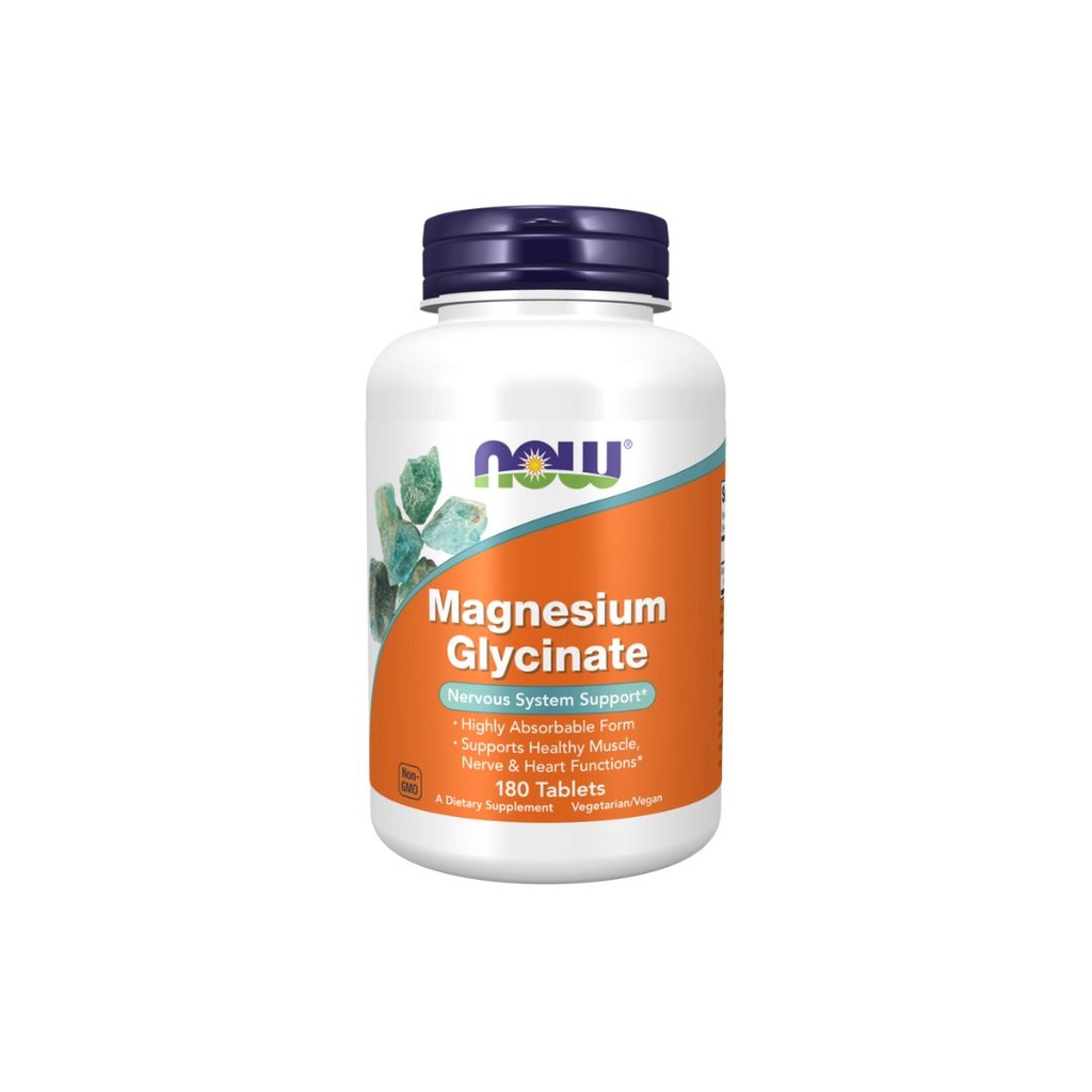 Now Magnesium Glycinate 200 MG *180 Tabs