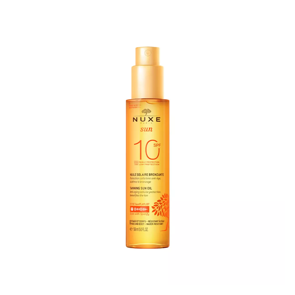 Nuxe Sun Huile Solaire Bronzante Spf 10 150 ml