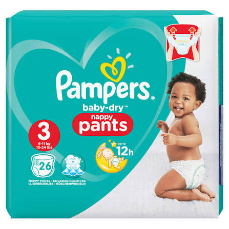 Pampers Pants 3 (6-11kg) *26cop