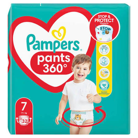Pampers Pants 7 17+kg * 32pcs
