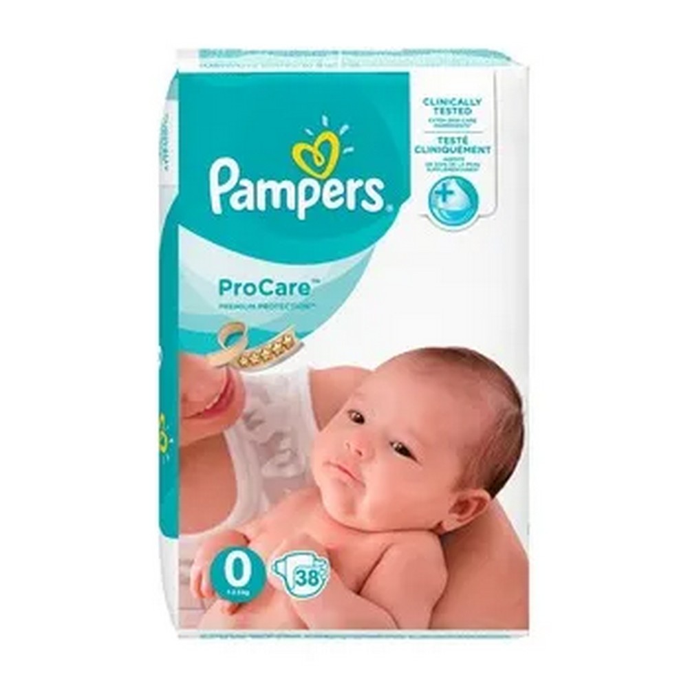 Pampers Pro Care 0 (1-2.5kg) *38cop