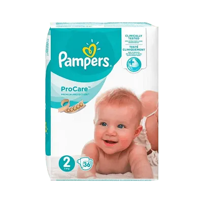 Pampers Pro Care 2 (3-6kg) *36cop