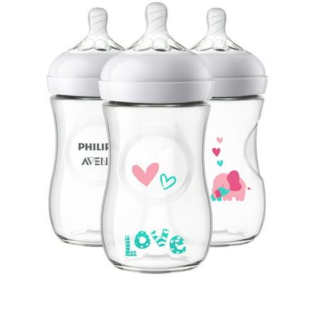 Philips Avent Biberon Air elefant/love 18+