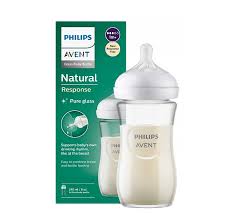 Philips Avent Biberon natyral qelq 240ml/8 oz 1m+