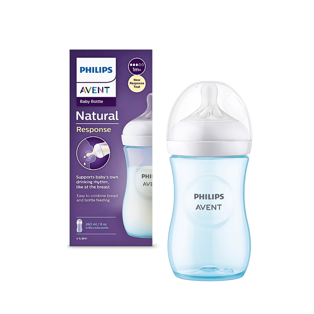 Philips Avent Shishe Natual Blue 260ml 1m+ 903/21
