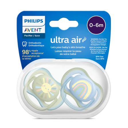 Philips Avent Ulta Air Biberon rrens 0-6m diell/ylber