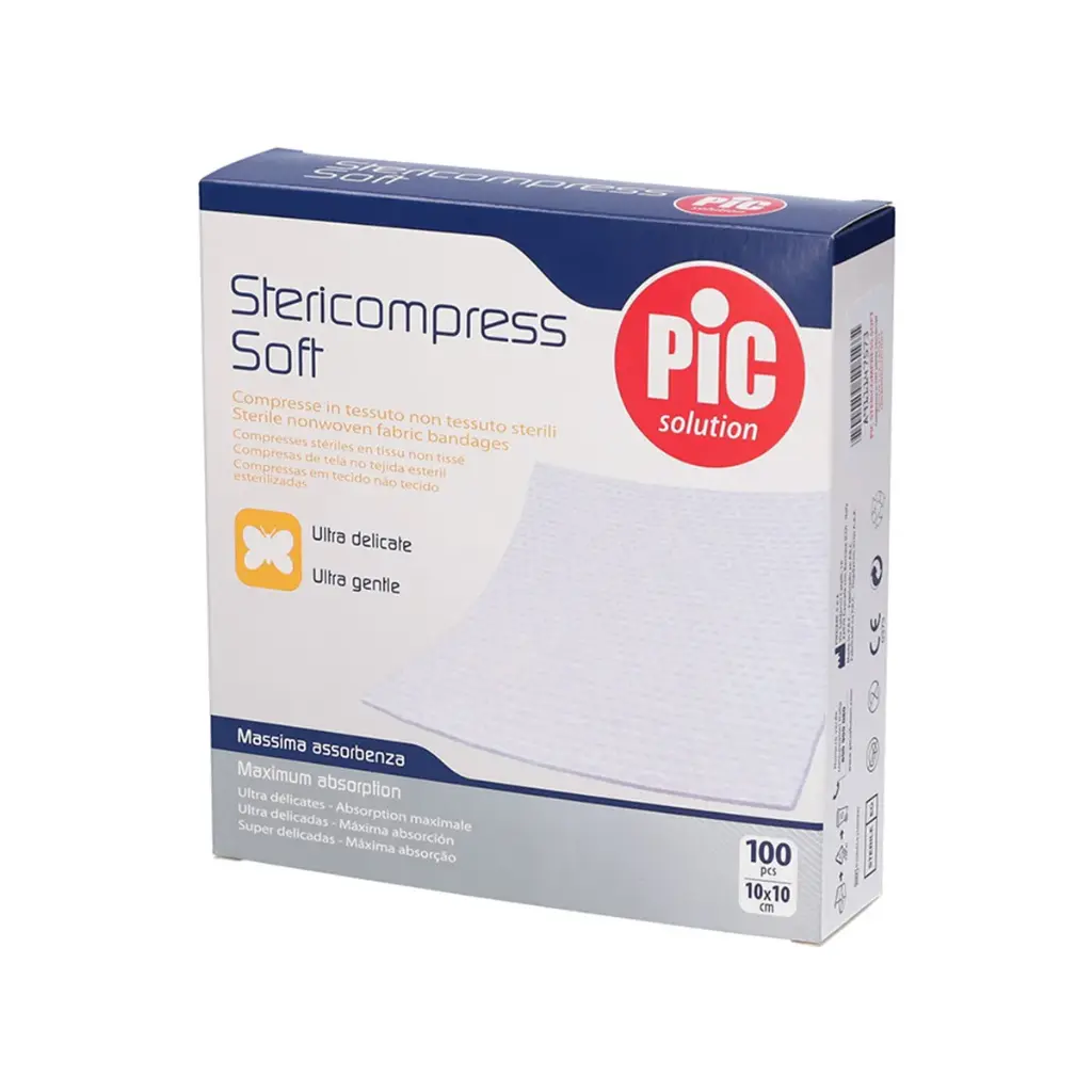 Pic Garza stericompress SOFT 10x10cm 100pcs
