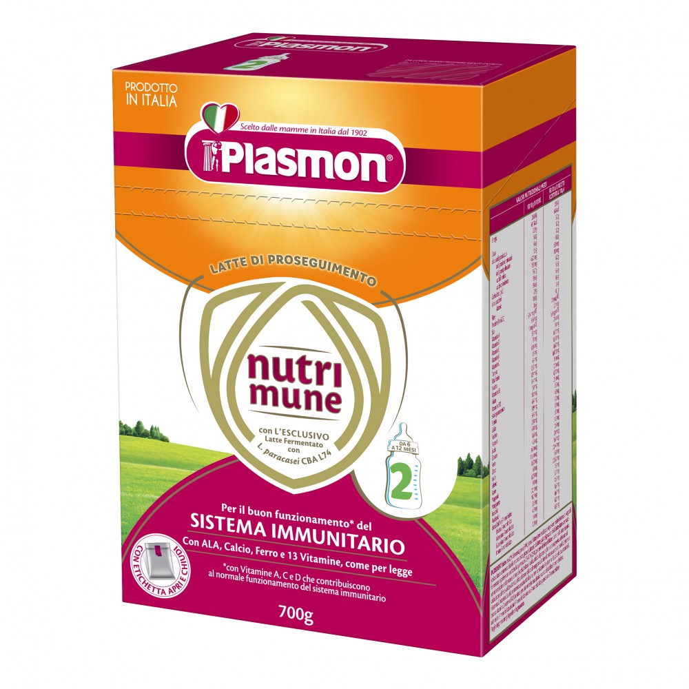 Plasmon latte nutri mune 2 700g
