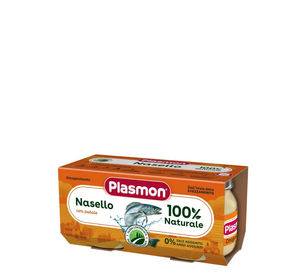Plasmon nasello con patate (merluc) 2*160g +6m